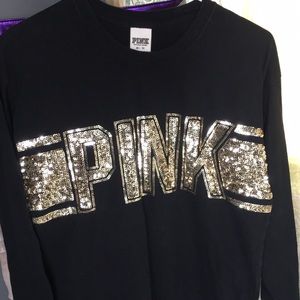Vs pink bling tee
